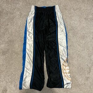Nike Black and Silver Track Pants